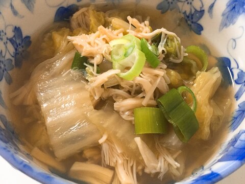 缶詰で簡単♬ 白菜とホタテの煮浸し